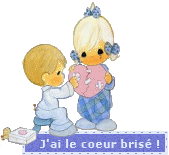 Gif animé amour coeur brisé